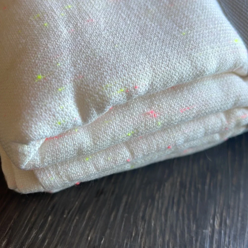 Anthropologie Speckled Turkish White 100% Cotton Towels, Set of 6